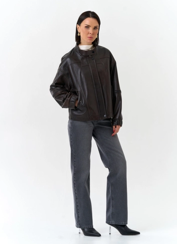 Женская куртка из натуральной кожи