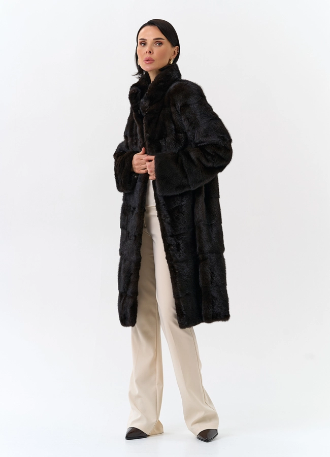 Шуба из меха норки модель № 25893 универмаг малина