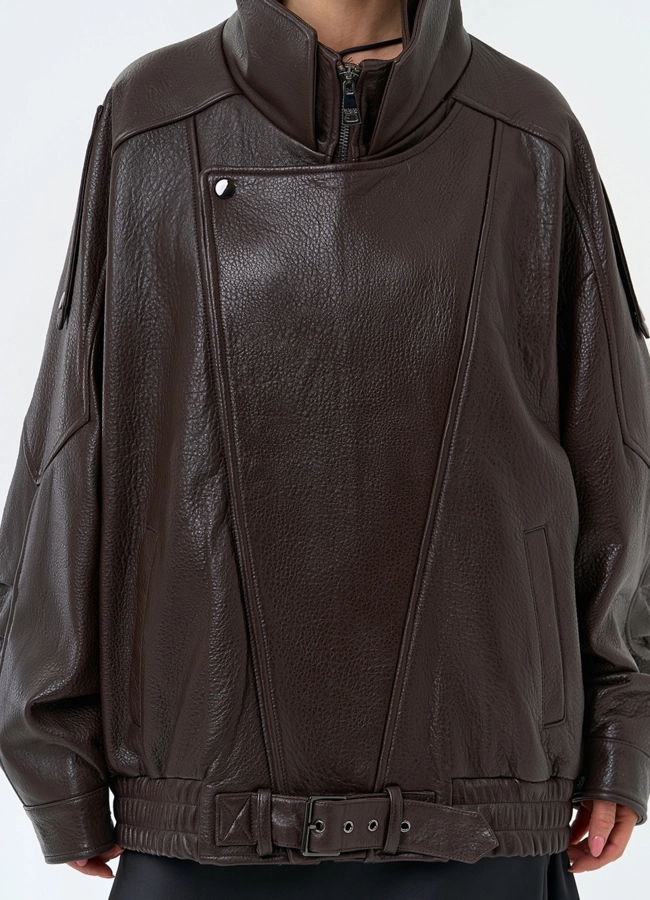 Женская куртка из натуральной кожи модель № 31397 универмаг малина